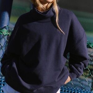 Free People A Cut Above Mockneck